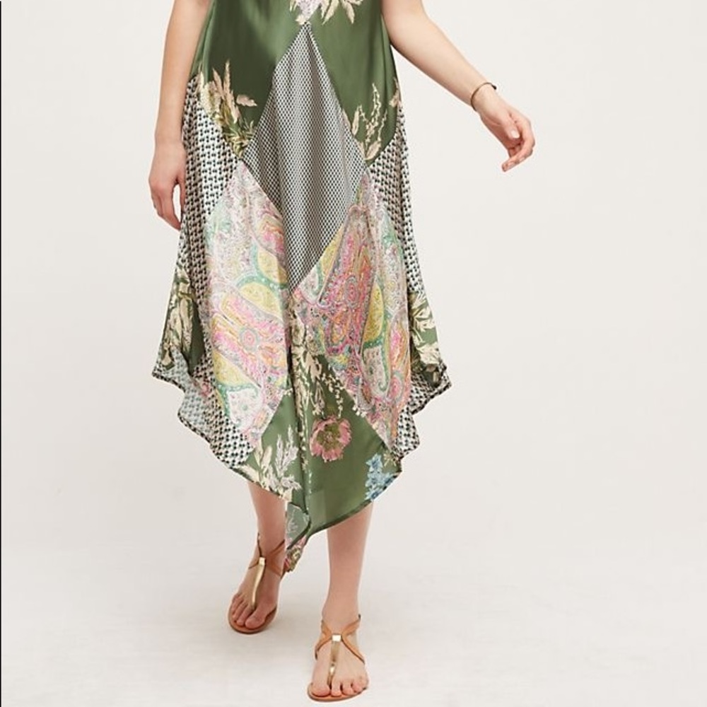 NEW❗️Anthropology TINY green dress - Picture 2 of 5
